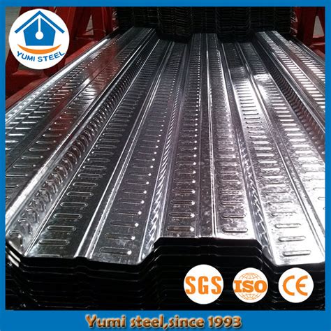 corrugated sheet metal decking|corrugated metal for concrete slab.